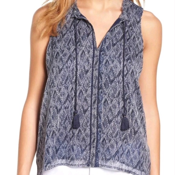 Lucky Brand Tops - LUCKY BRAND diamond print tank top/cami
